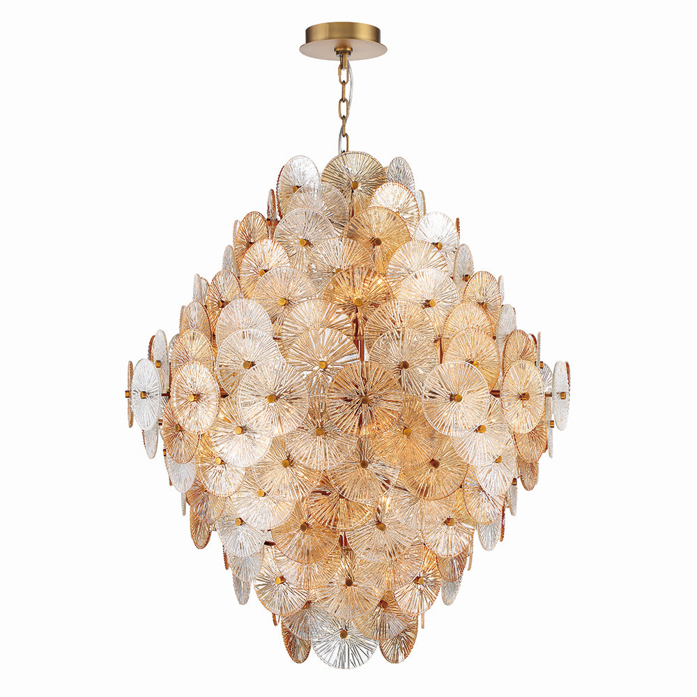 Eurofase - 44574-017 - 27 Light Chandelier - Sue-Anne - Gold