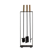 Arteriors - 2112 - Fireplace Tool Set - Landt - Blackened Iron