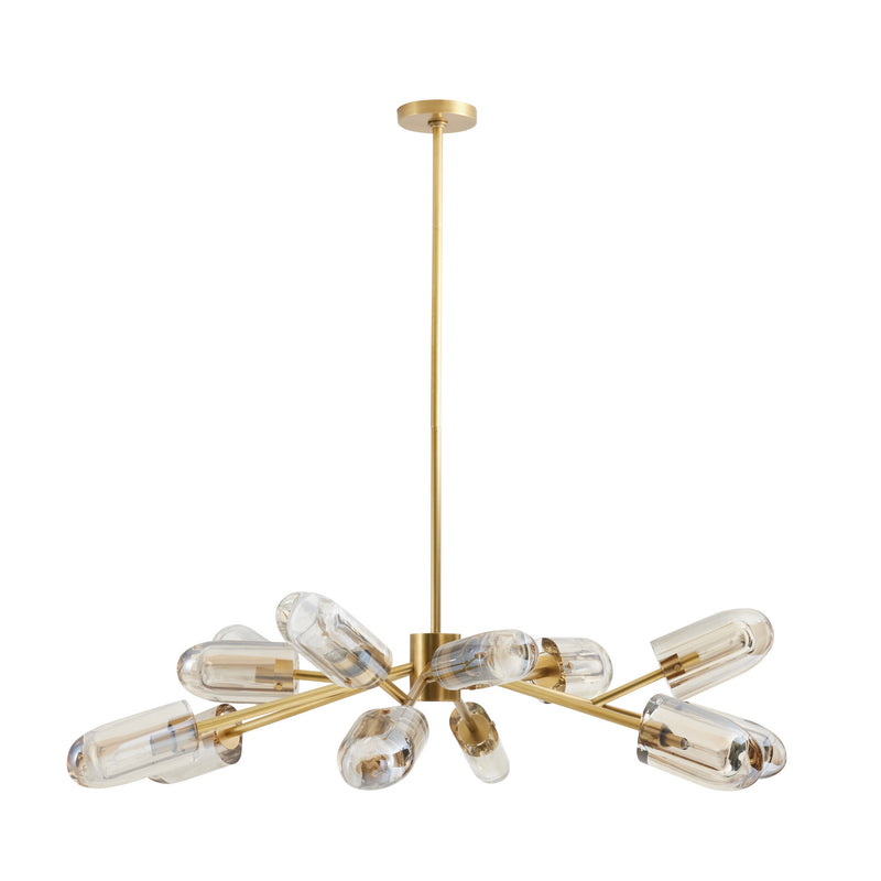 Arteriors - 89067 - 12 Light Chandelier - Javier - Champagne