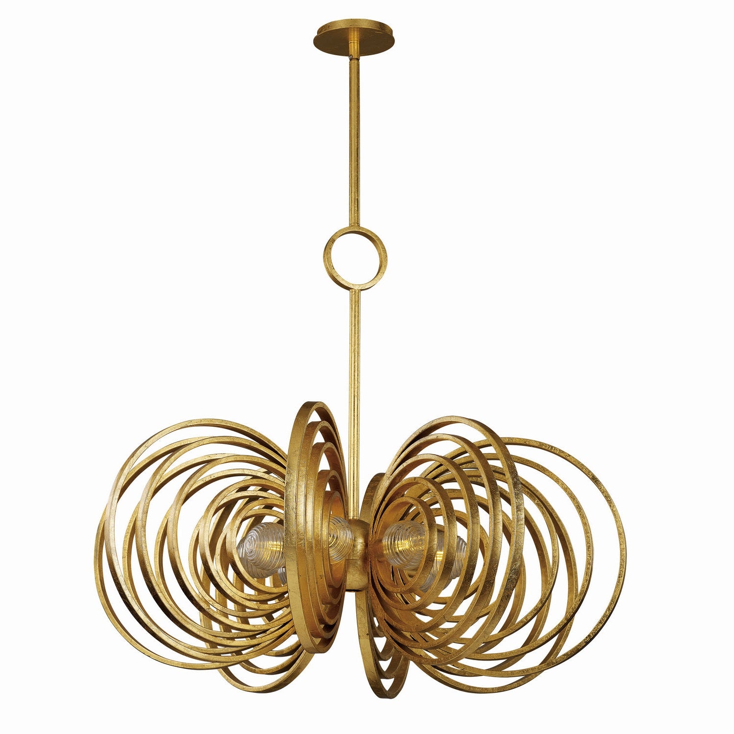 Studio M - SM23638CRGL - LED Pendant - Frequency - Gold Leaf