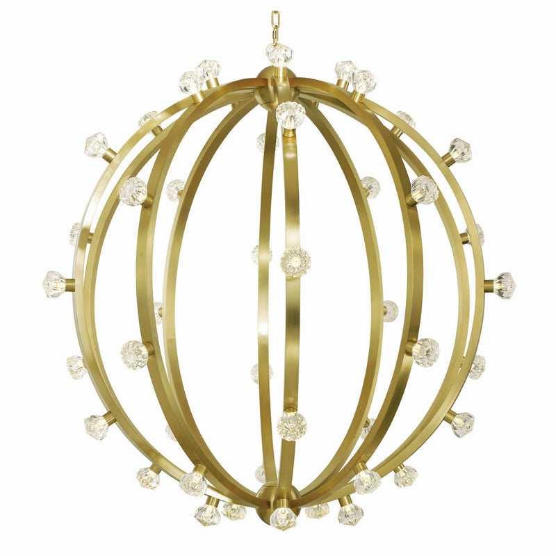 Studio M - SM23776BCSBR - LED Pendant - Norma Jeane - Satin Brass