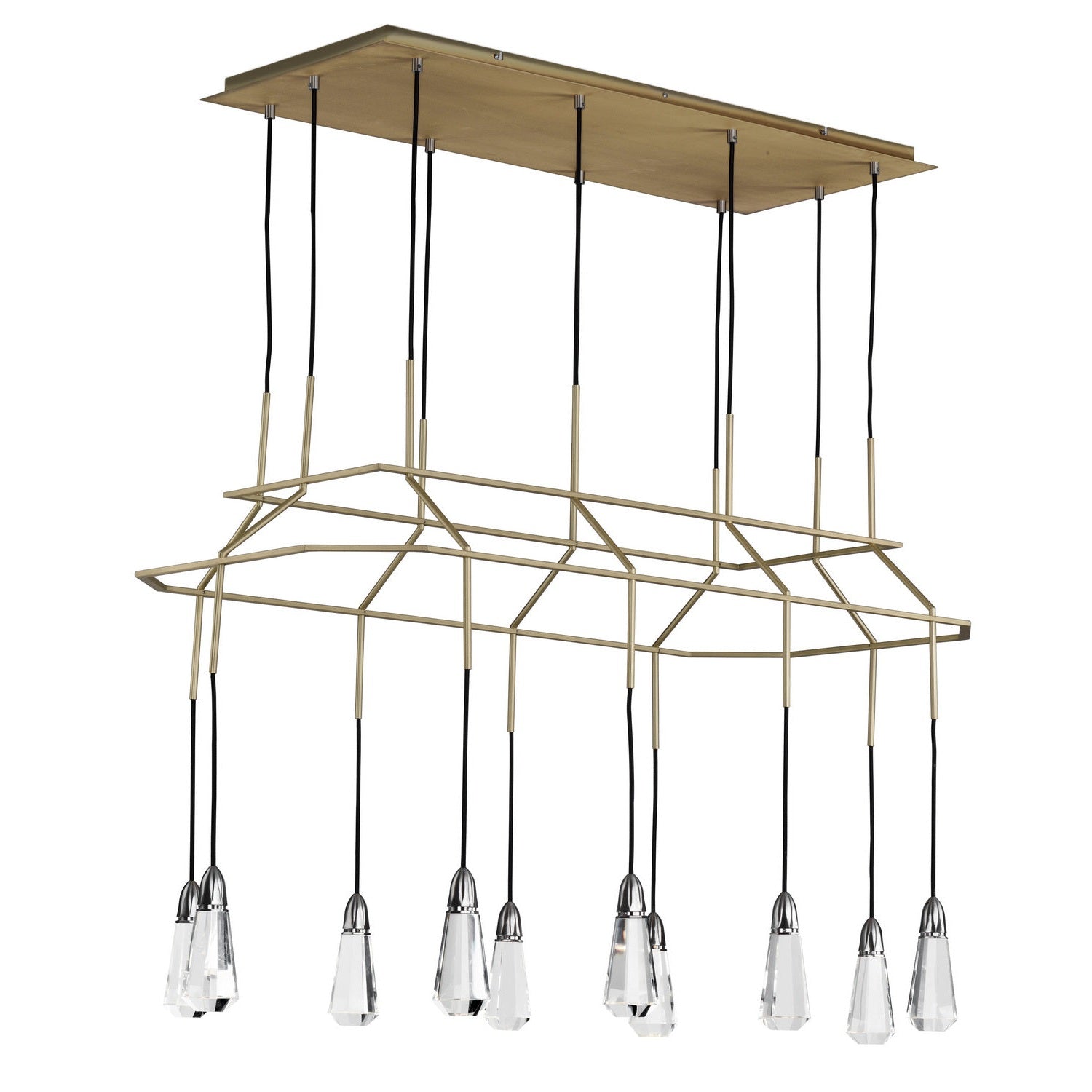Studio M - SM23787BCSNSBR - LED Pendant - 10 Carat - Satin Nickel / Satin Brass