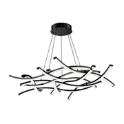 W.A.C. Lighting - PD-60944-BK - LED Chandelier - Divergence - Black