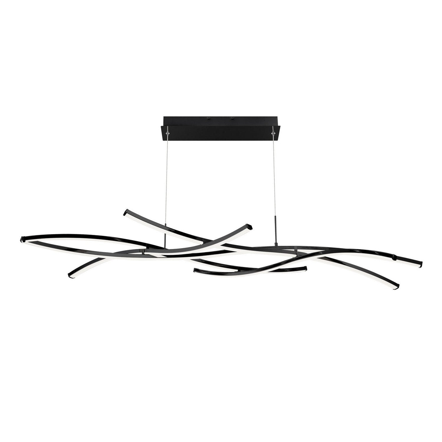 W.A.C. Lighting - PD-60964-BK - LED Chandelier - Divergence - Black