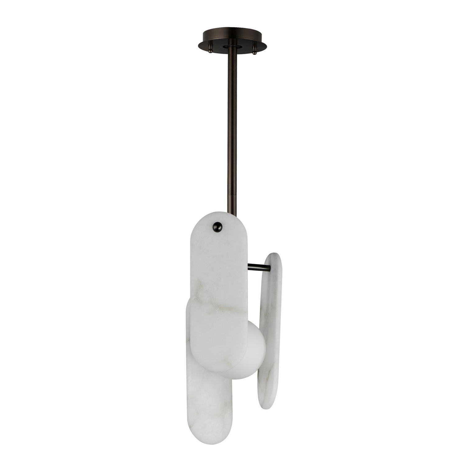 Studio M - SM24811WABBZ - LED Pendant - Megalith - Stone - Brushed Bronze