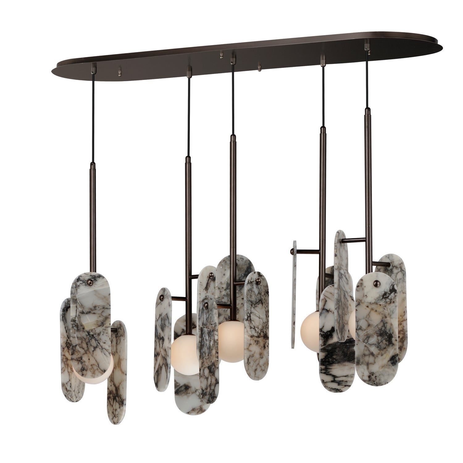 Studio M - SM24815ARYBBZ - LED Pendant - Megalith - Stone - Brushed Bronze