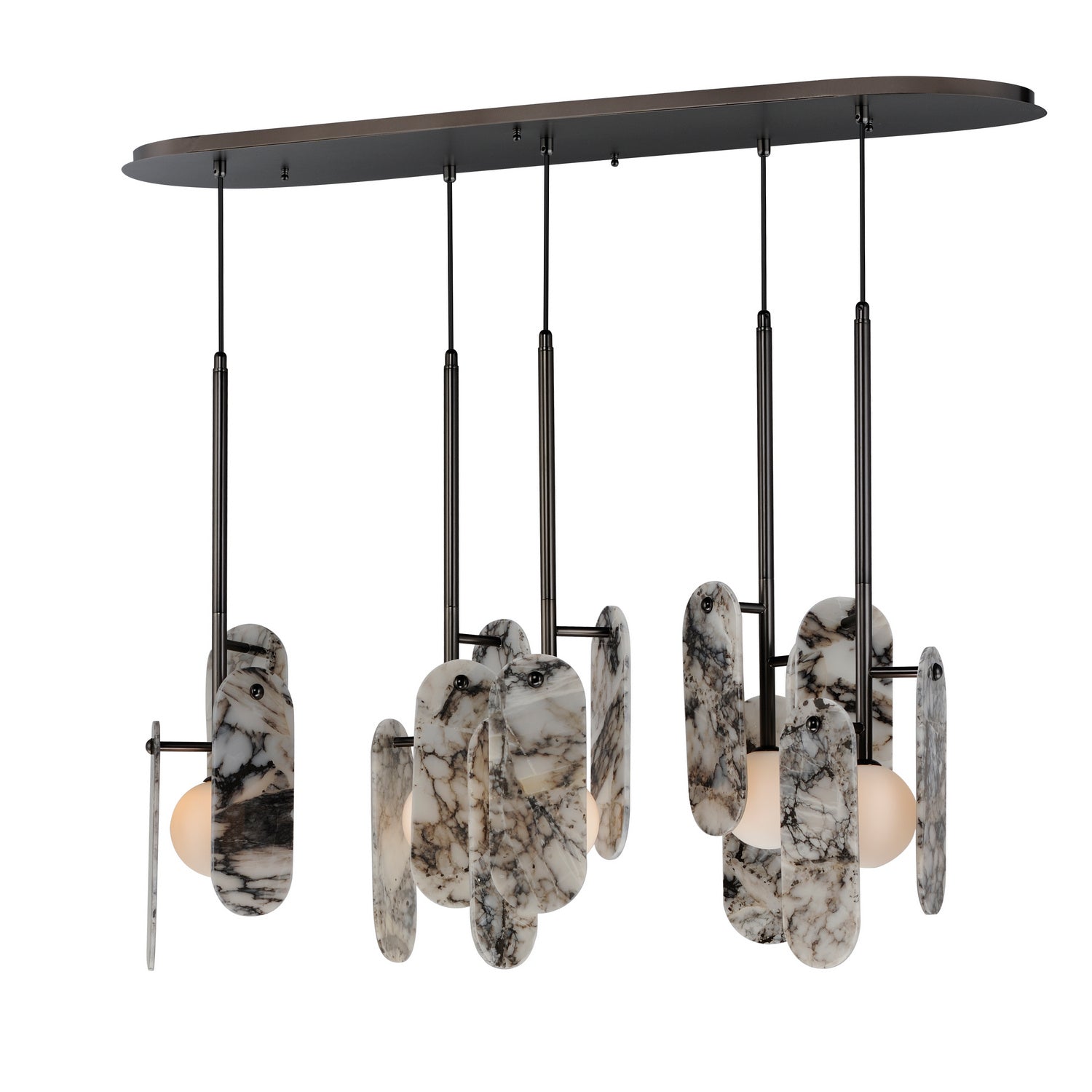Studio M - SM24815ARYGM - LED Pendant - Megalith - Stone - Gunmetal
