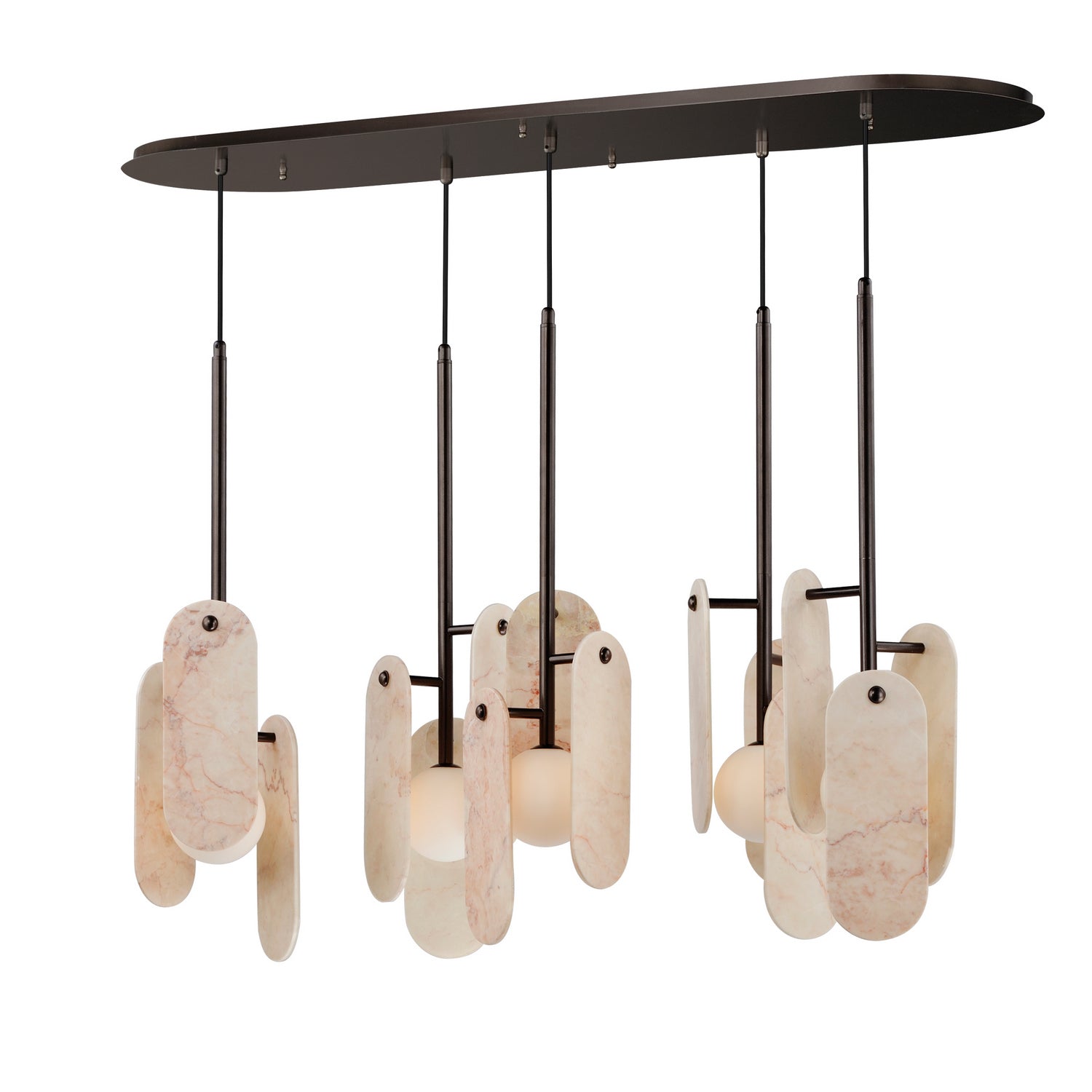 Studio M - SM24815RJBBZ - LED Pendant - Megalith - Stone - Brushed Bronze
