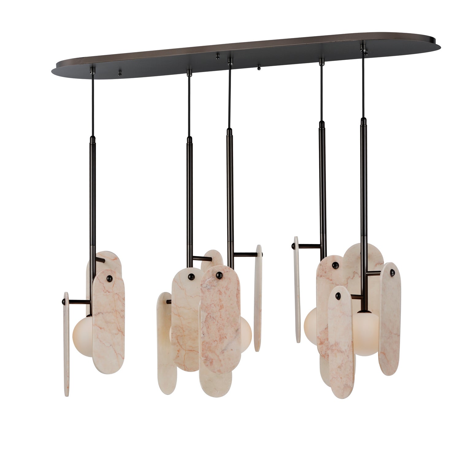 Studio M - SM24815RJGM - LED Pendant - Megalith - Stone - Gunmetal