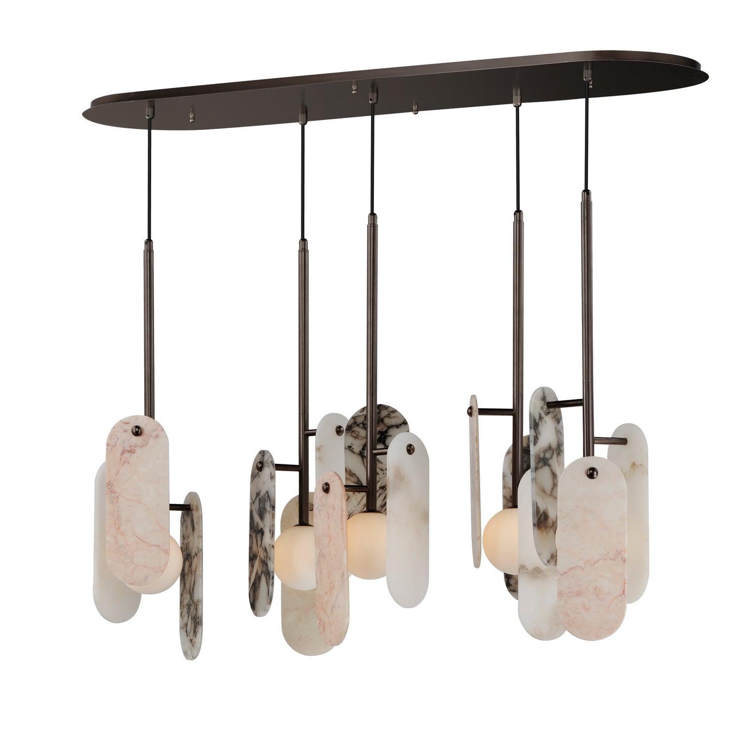Studio M - SM24815VSBBZ - LED Pendant - Megalith - Stone - Brushed Bronze