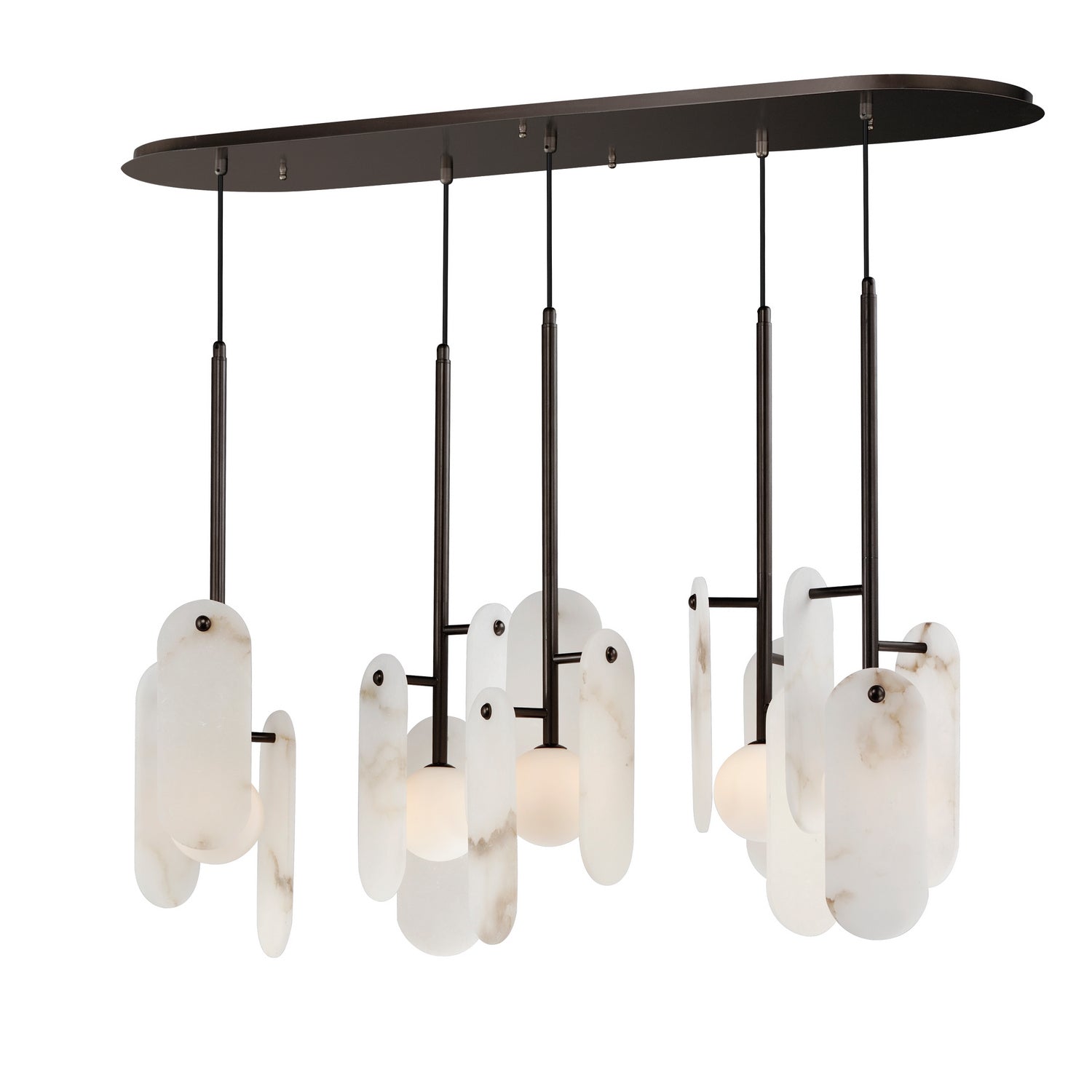 Studio M - SM24815WABBZ - LED Pendant - Megalith - Stone - Brushed Bronze