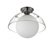 Studio M - SM31009CLBC - LED Semi Flush Mount - Domain - Black Chrome