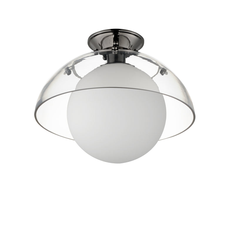 Studio M - SM31009CLBC - LED Semi Flush Mount - Domain - Black Chrome