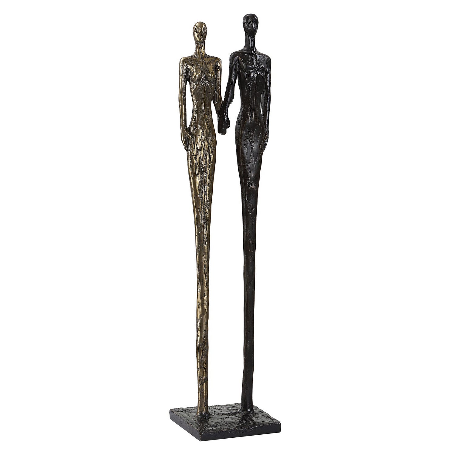 Uttermost - 18008 - Sculpture - Two's - Antique Brass And Rustic Dark Bronze