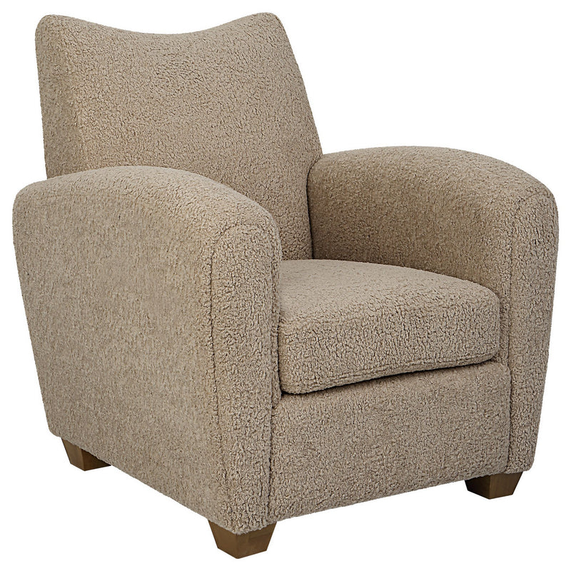 Uttermost - 23694 - Accent Chair - Teddy - Walnut Stained Wooden