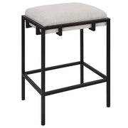 Uttermost - 23695 - Counter Stool - Paradox - Matte Black Iron
