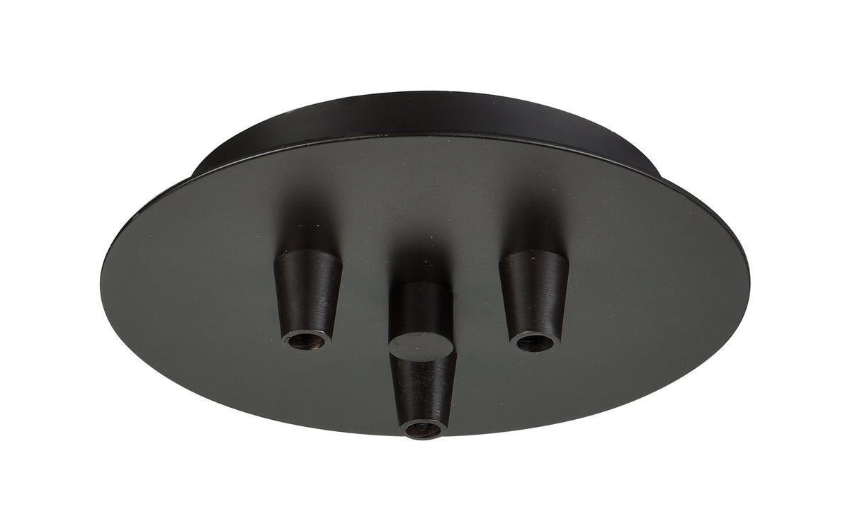 Innovations - 103-OB - Multi Port Canopy - Custom Cord - Oil Rubbed Bronze