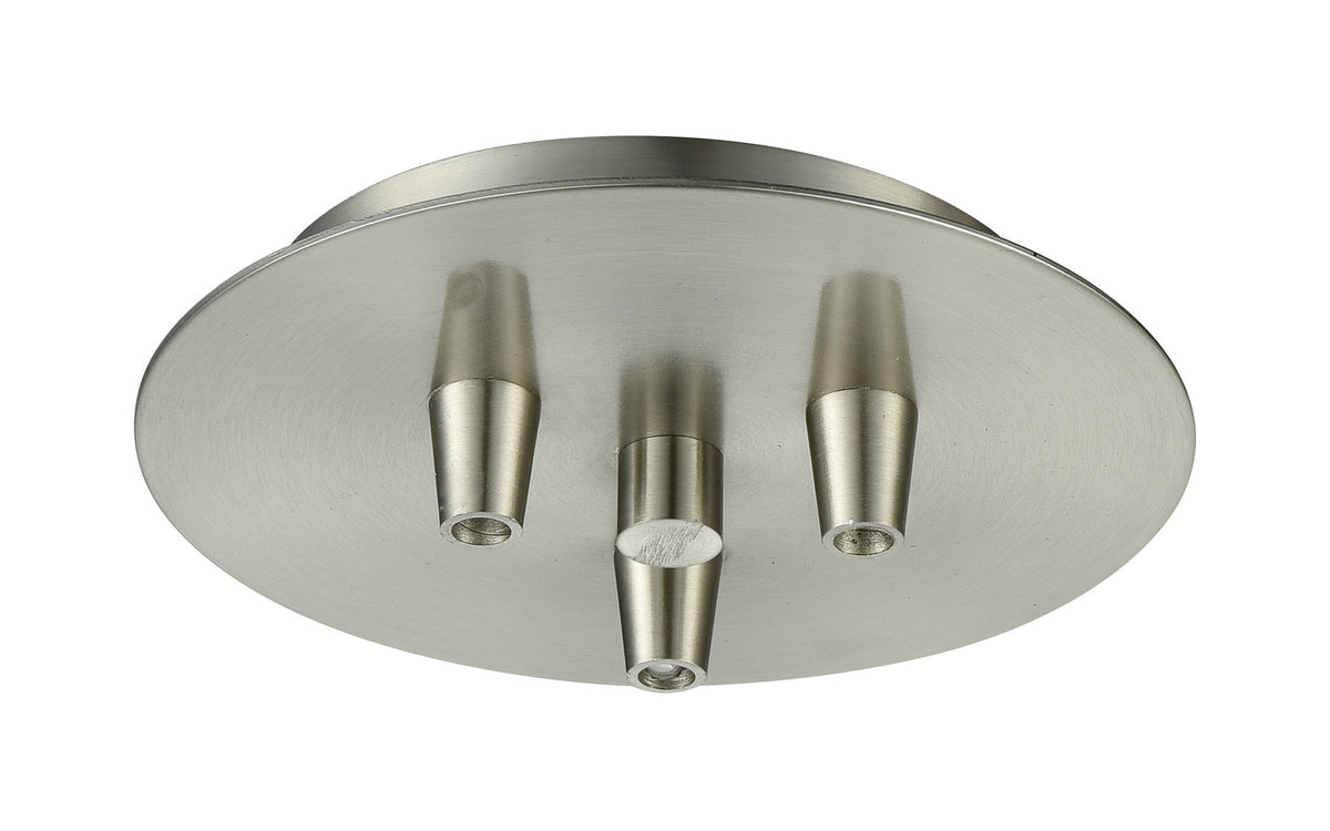 Innovations - 103-SN - Multi Port Canopy - Custom Cord - Satin Nickel