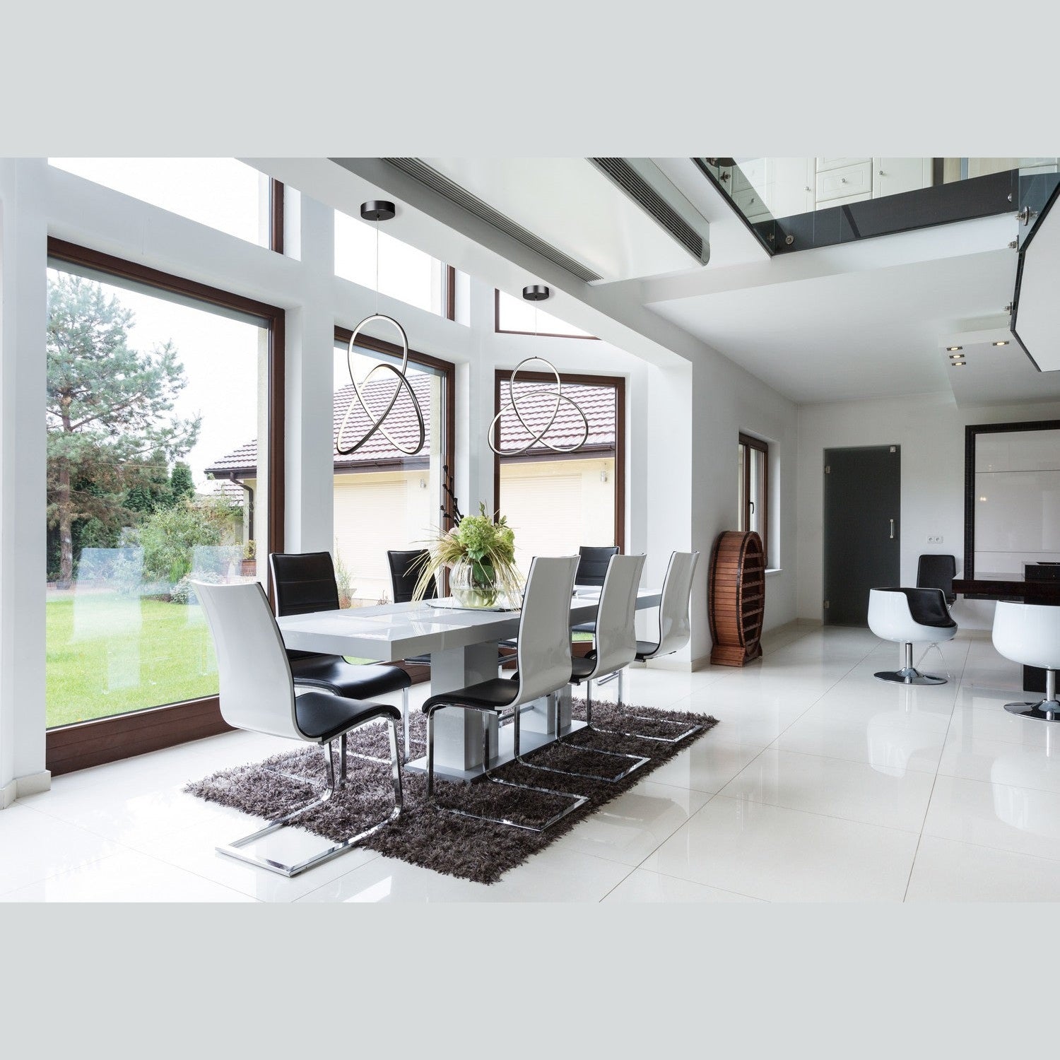 Artcraft - AC7649GR - LED Pendant - Orion - Grey