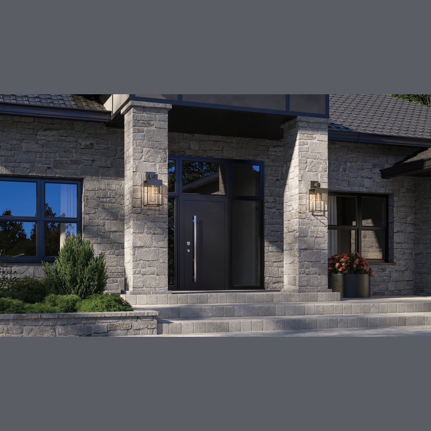 Artcraft - AC8272BK - One Light Outdoor Wall Mount - Weybridge - Black
