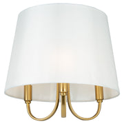 Artcraft - SC13334BG - Three Light Semi-Flush Mount - Rhythm - Brushed Gold