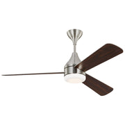 Visual Comfort Fan - 3STMSM52BSD - 52"Ceiling Fan - Streaming - Brushed Steel