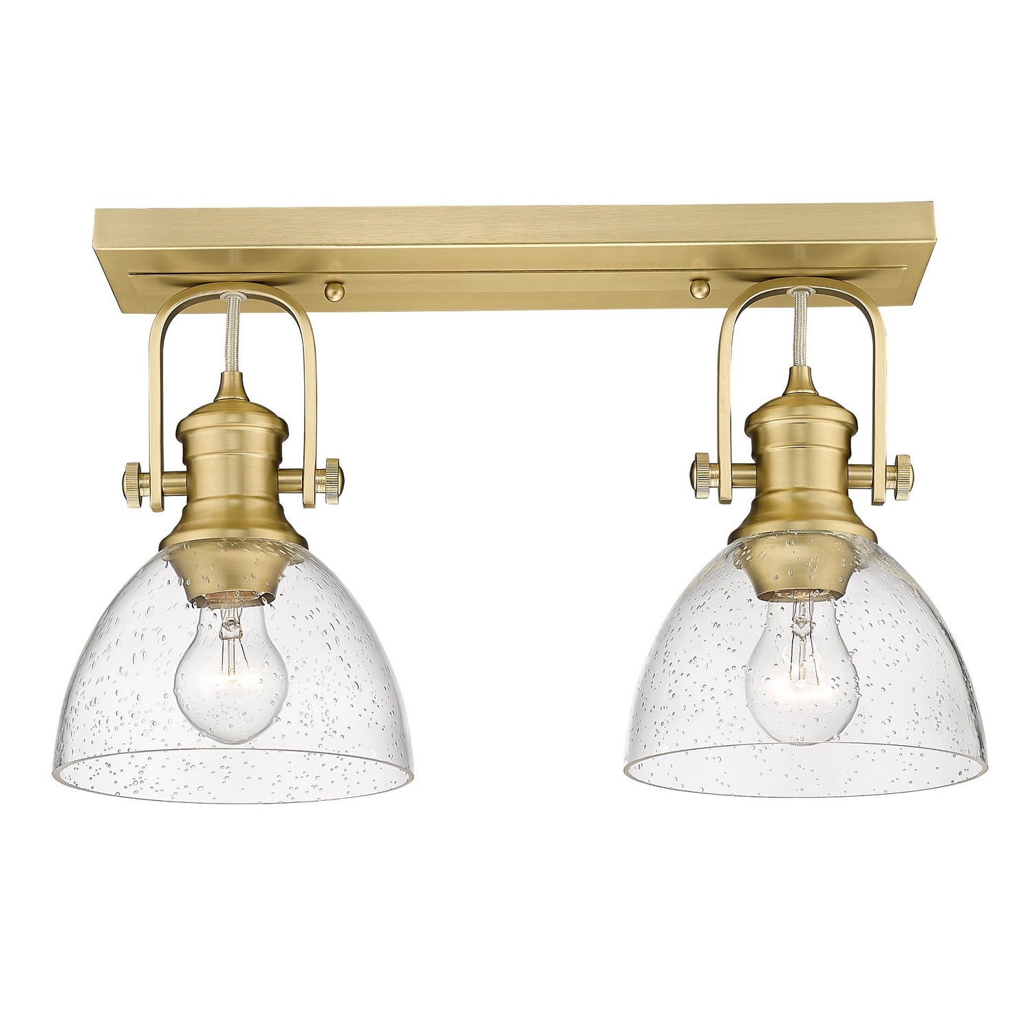 Golden - 3118-BA2 BCB-SD - Two Light Bath Vanity - Hines - Brushed Champagne Bronze