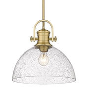 Golden - 3118-L BCB-SD - One Light Pendant - Hines - Brushed Champagne Bronze