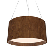Accord Lighting - 202.06 - Three Light Pendant - Cylindrical - Imbuia
