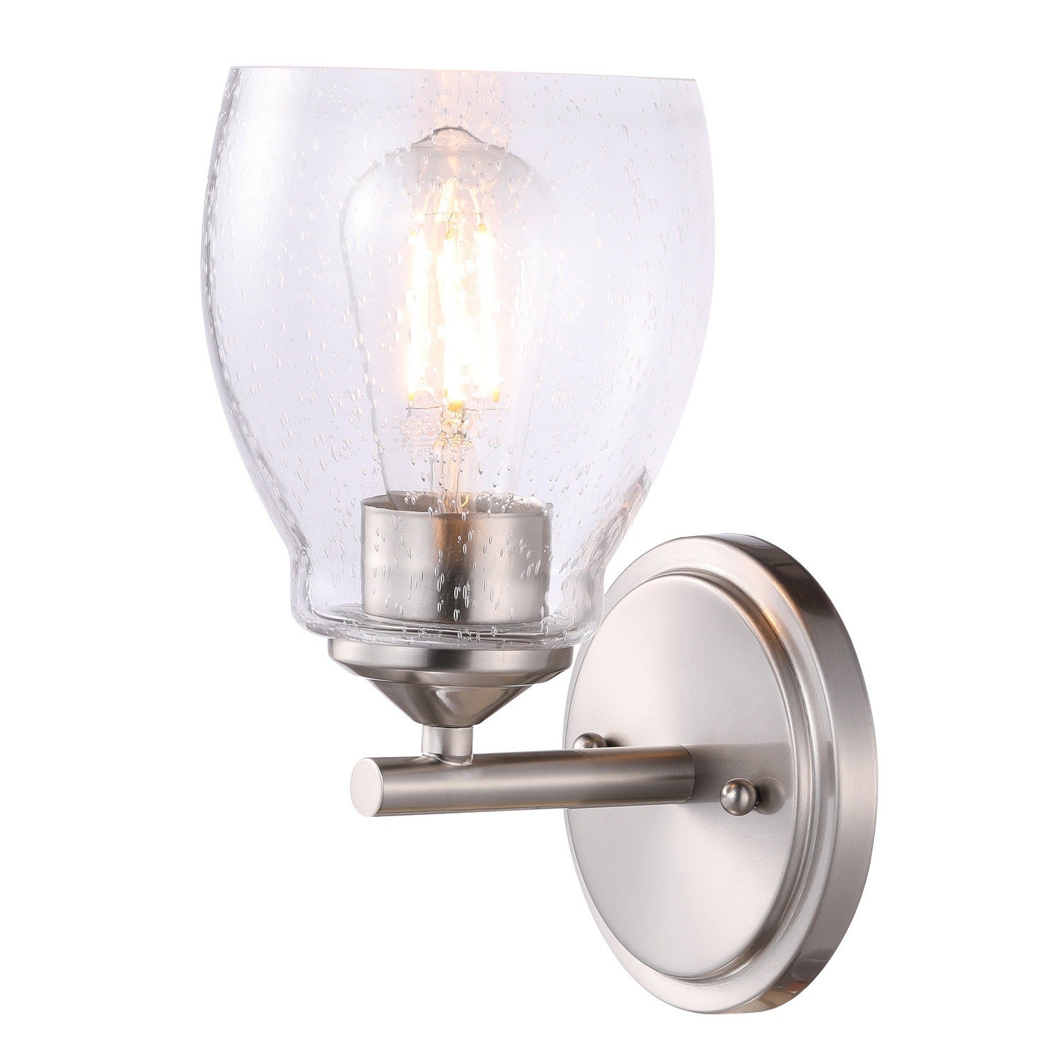 Minka-Lavery - 2431-84 - One Light Wall Lamp - Winsley - Brushed Nickel