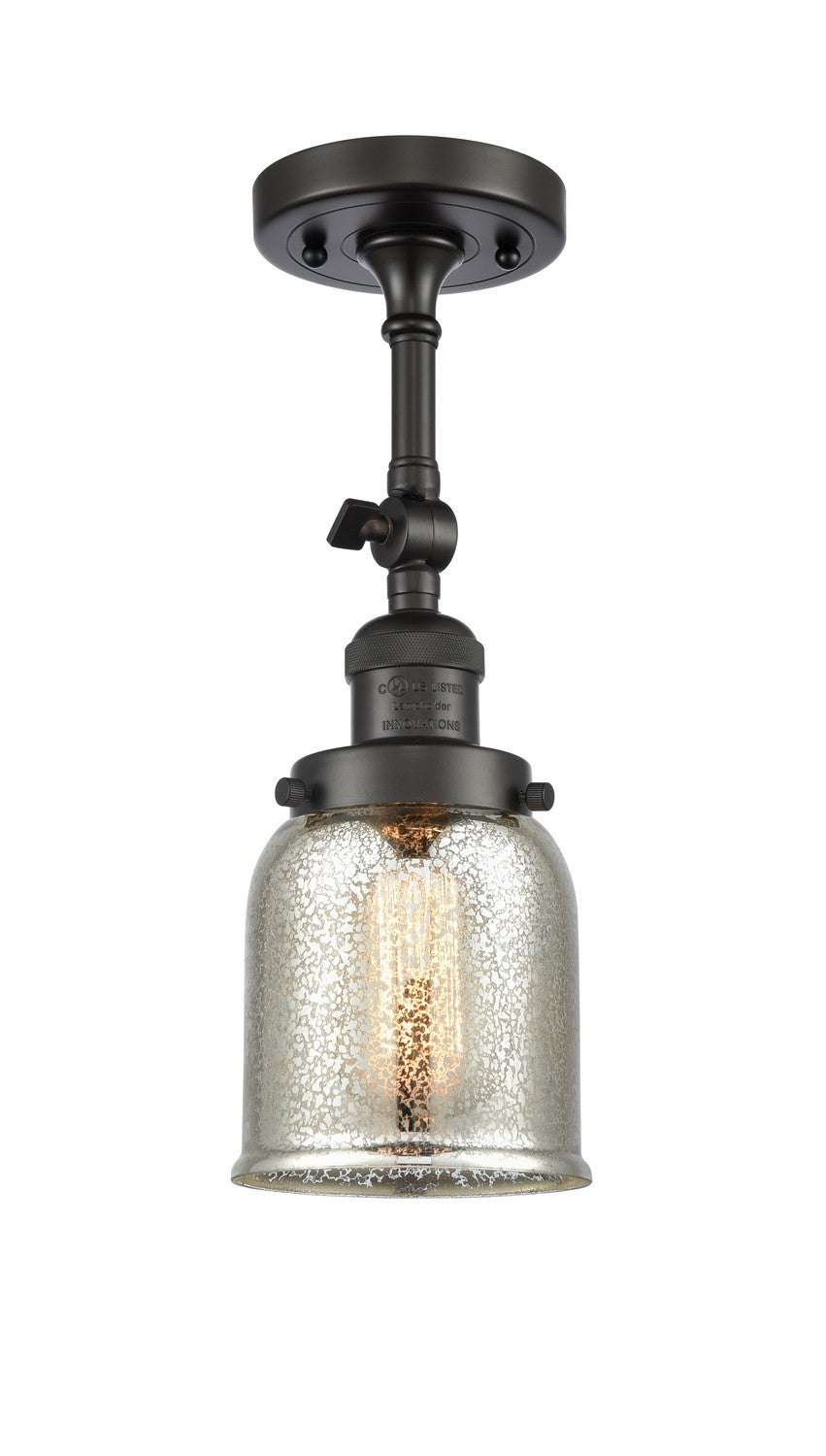 Innovations - 201F-OB-G58 - One Light Semi-Flush Mount - Franklin Restoration - Oil Rubbed Bronze