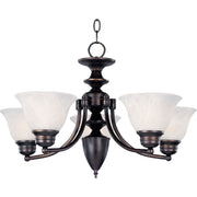 Maxim - 2699MROI - Five Light Chandelier - Malaga - Oil Rubbed Bronze
