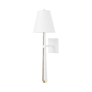 Corbett Lighting - 405-01-VGL/GSW - One Light Wall Sconce - Esmeralda - Vintage Gold Leaf/Gesso White