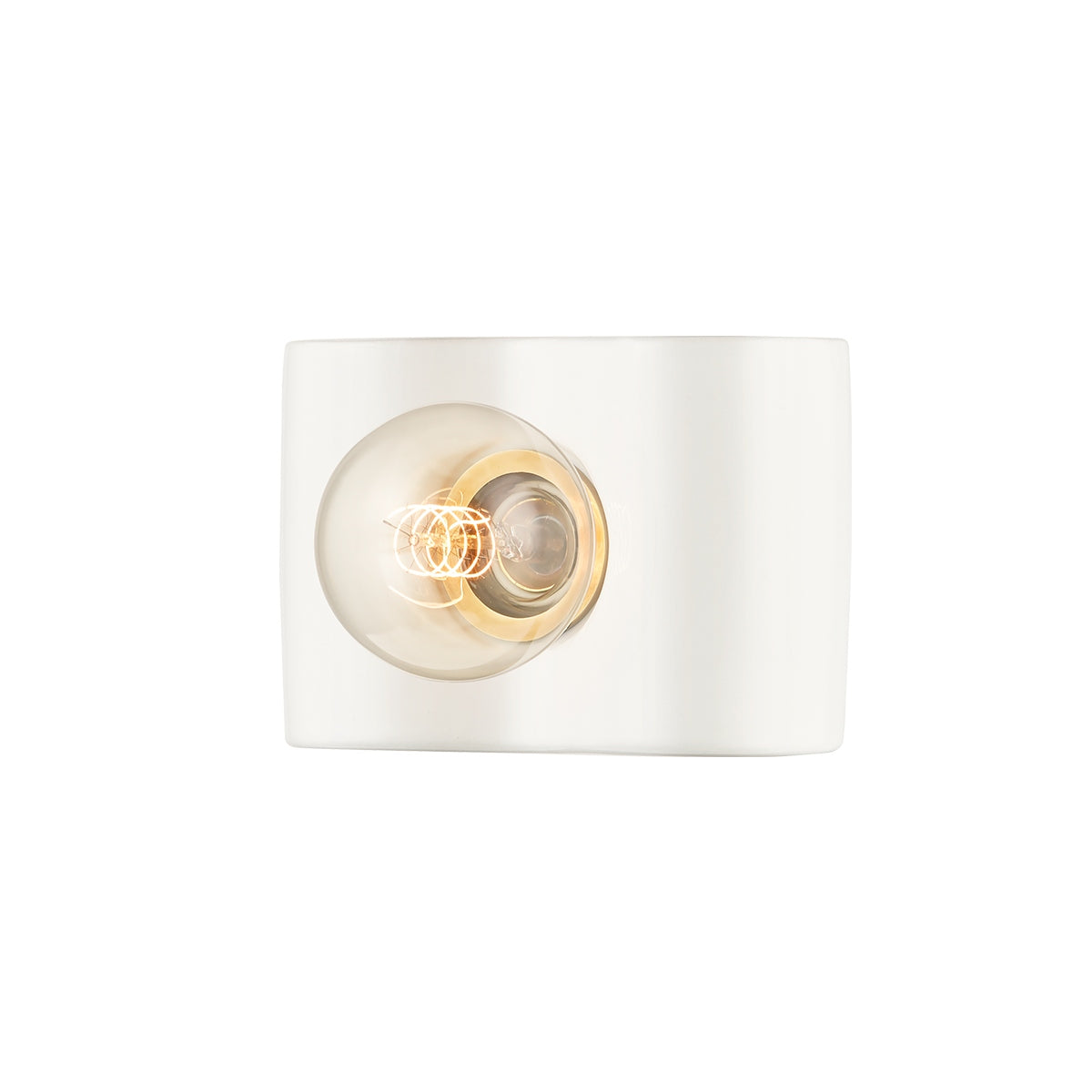 Mitzi - H545301-CWH - One Light Bath and Vanity - Jillian - Ceramic White