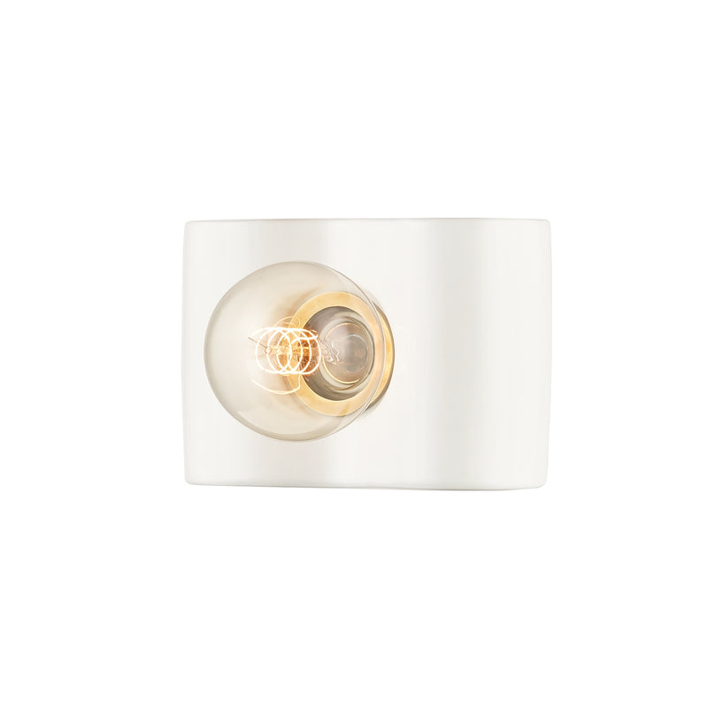 Mitzi - H545301-CWH - One Light Bath and Vanity - Jillian - Ceramic White