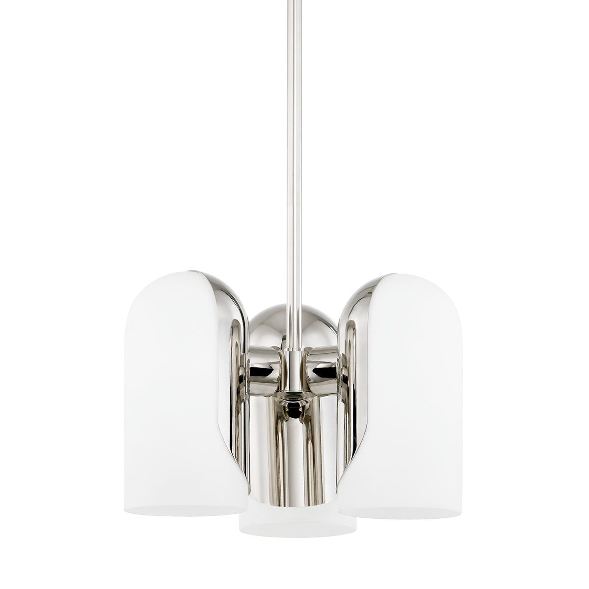 Mitzi - H550703-PN - Three Light Pendant - Mabel - Polished Nickel