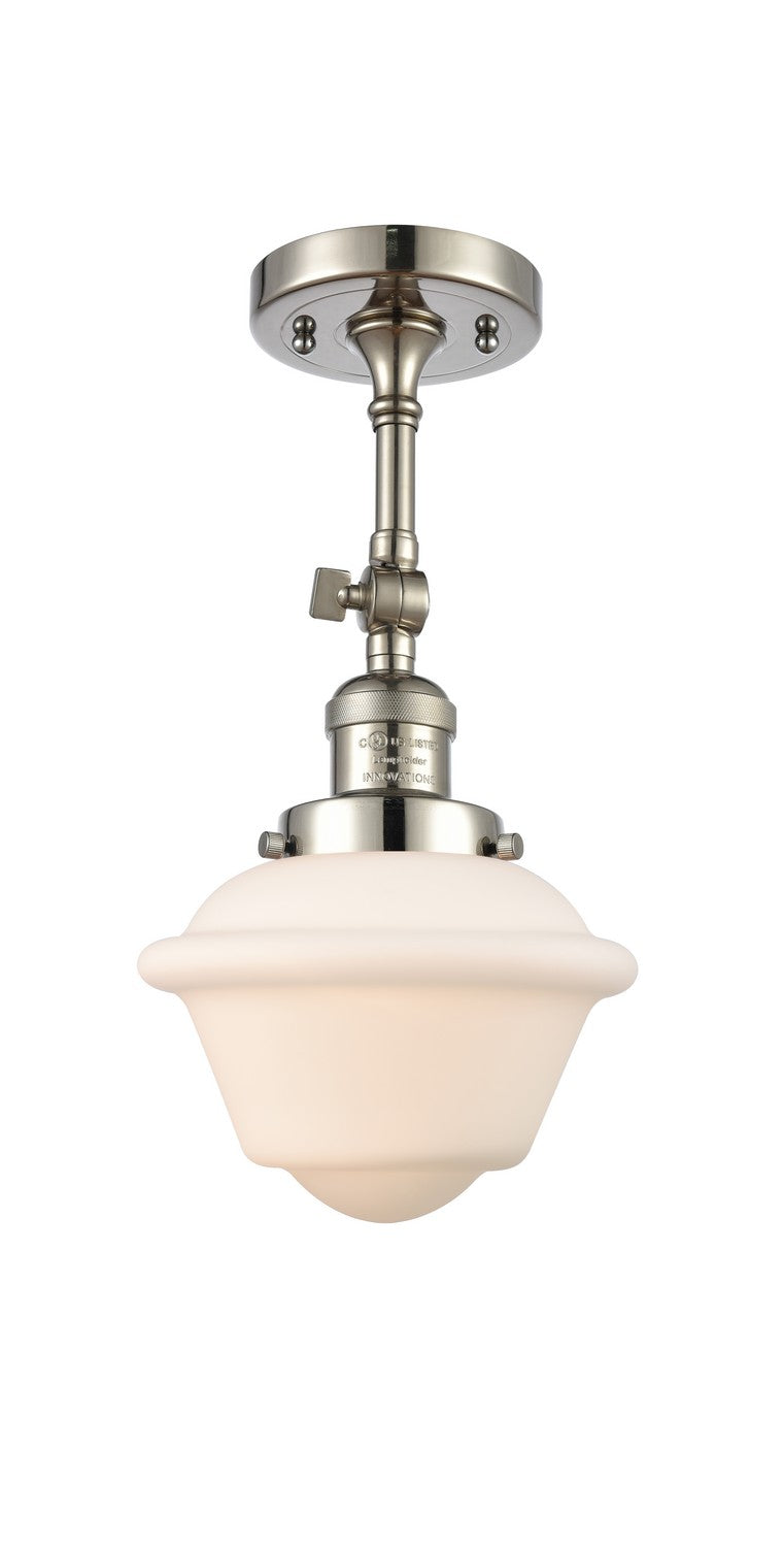 Innovations - 201F-PN-G531 - One Light Semi-Flush Mount - Franklin Restoration - Polished Nickel