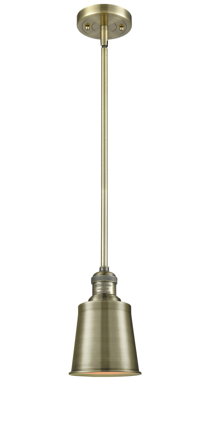 Innovations - 201S-AB-M9-AB - One Light Mini Pendant - Franklin Restoration - Antique Brass