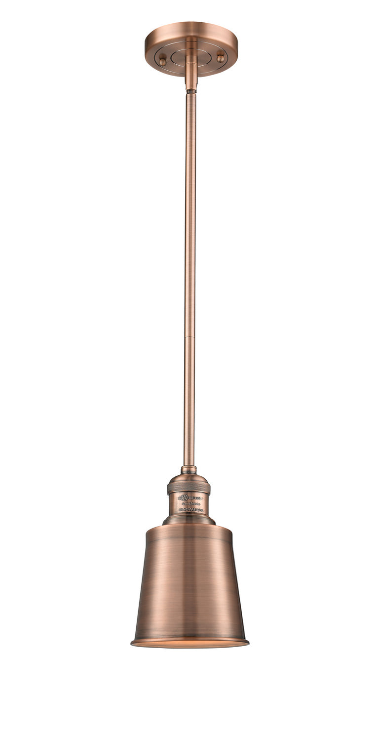 Innovations - 201S-AC-M9-AC - One Light Mini Pendant - Franklin Restoration - Antique Copper