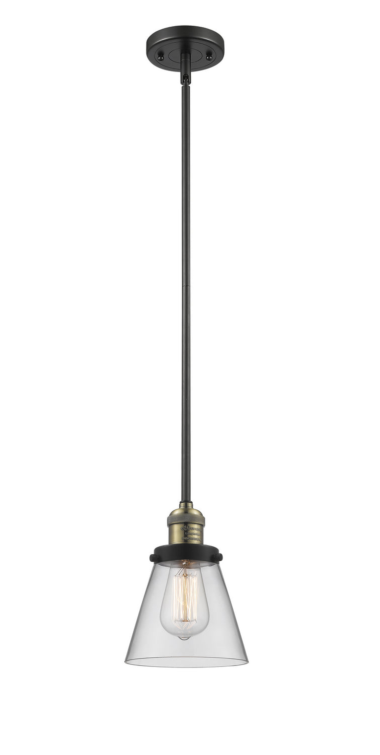 Innovations - 201S-BAB-G62 - One Light Mini Pendant - Franklin Restoration - Black Antique Brass