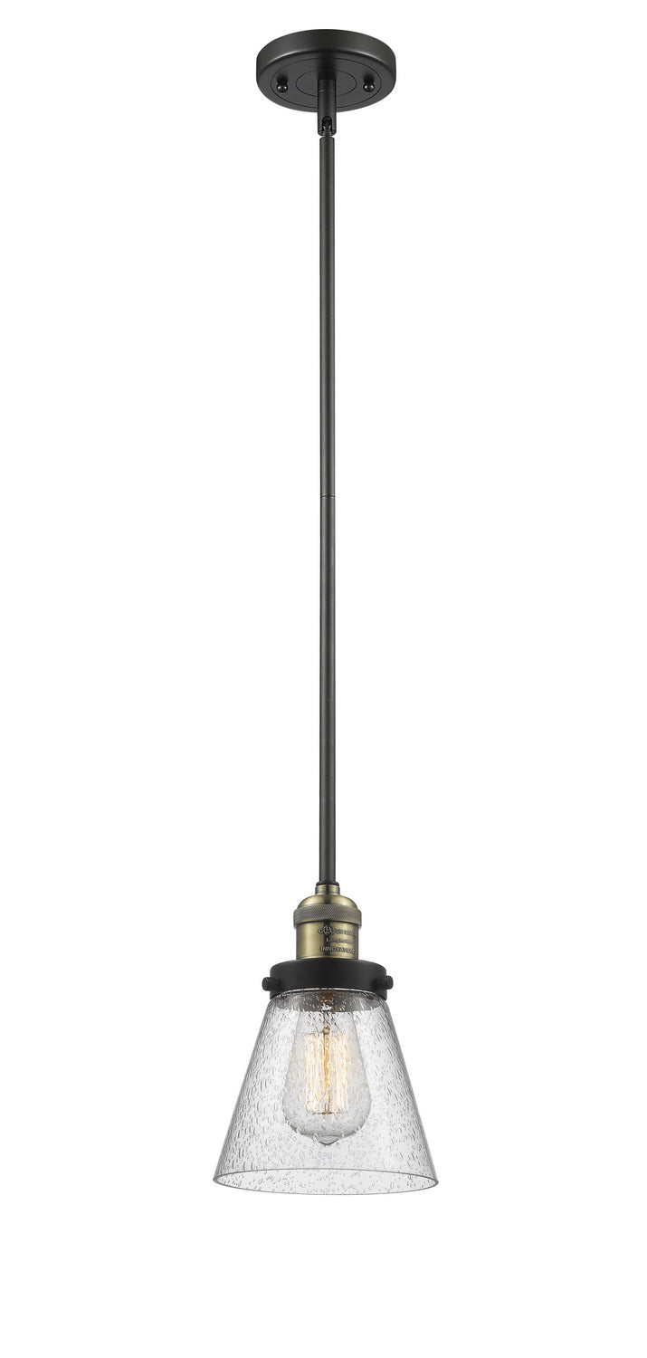 Innovations - 201S-BAB-G64 - One Light Mini Pendant - Franklin Restoration - Black Antique Brass