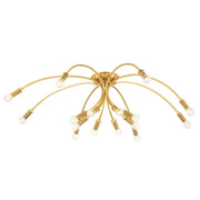 Hudson Valley - 1548-AGB - 16 Light Semi Flush Mount - Amboy - Aged Brass