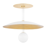 Hudson Valley - KBS1743701-L - LED Chandelier - Brim - Soft White/Gold Leaf