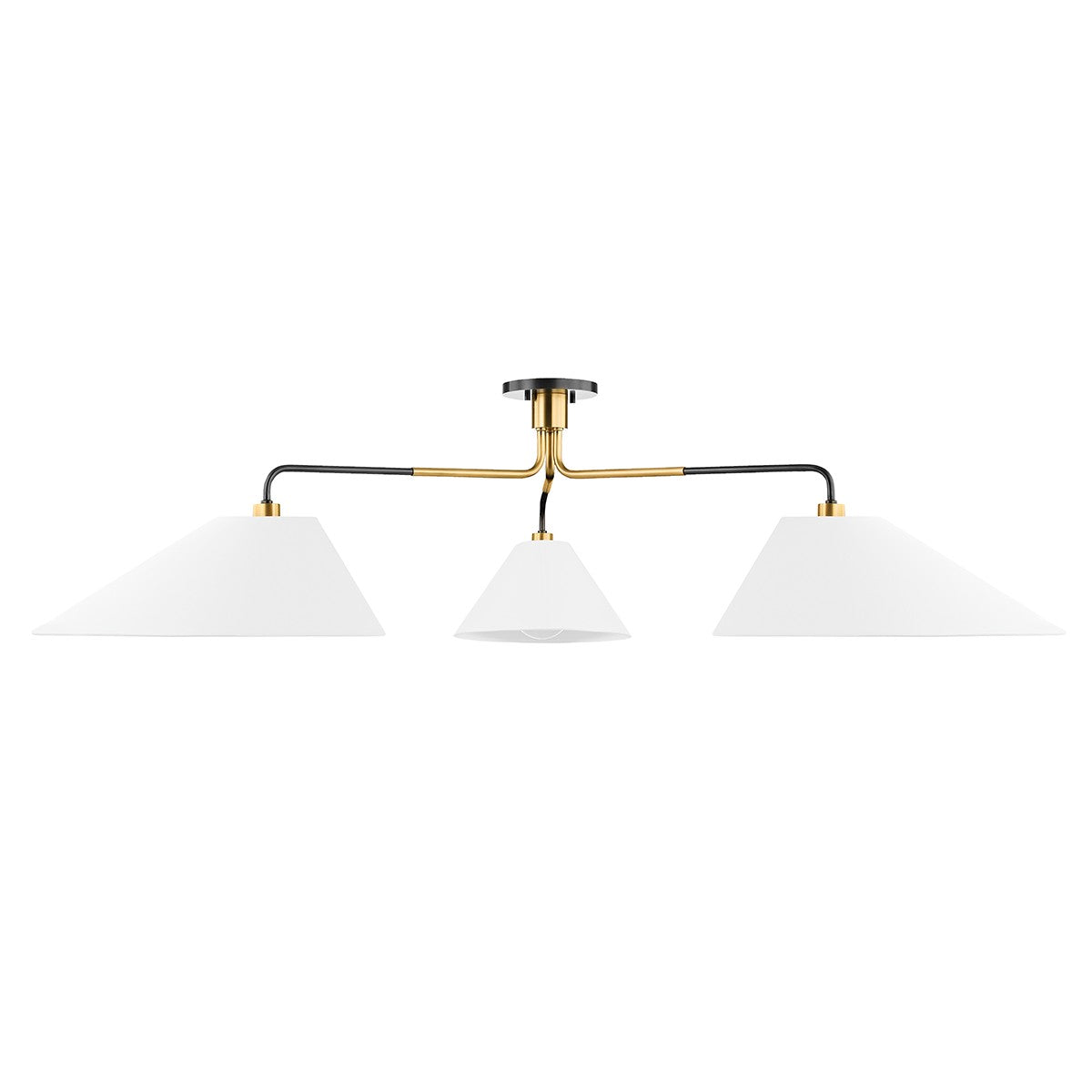 Hudson Valley - KBS1751803-AOB - Three Light Semi Flush Mount - Duo - Aged Old Bronze