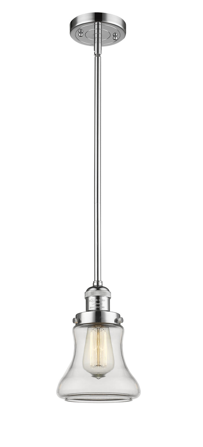 Innovations - 201S-PC-G192 - One Light Mini Pendant - Franklin Restoration - Polished Chrome
