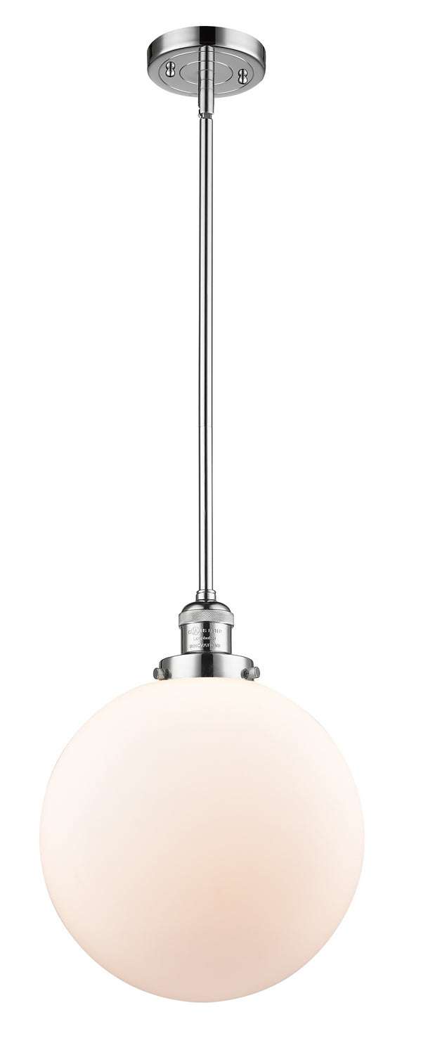 Innovations - 201S-PC-G201-12 - One Light Mini Pendant - Franklin Restoration - Polished Chrome