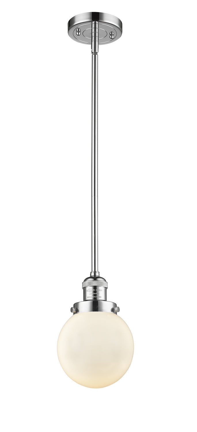 Innovations - 201S-PC-G201-6 - One Light Mini Pendant - Franklin Restoration - Polished Chrome