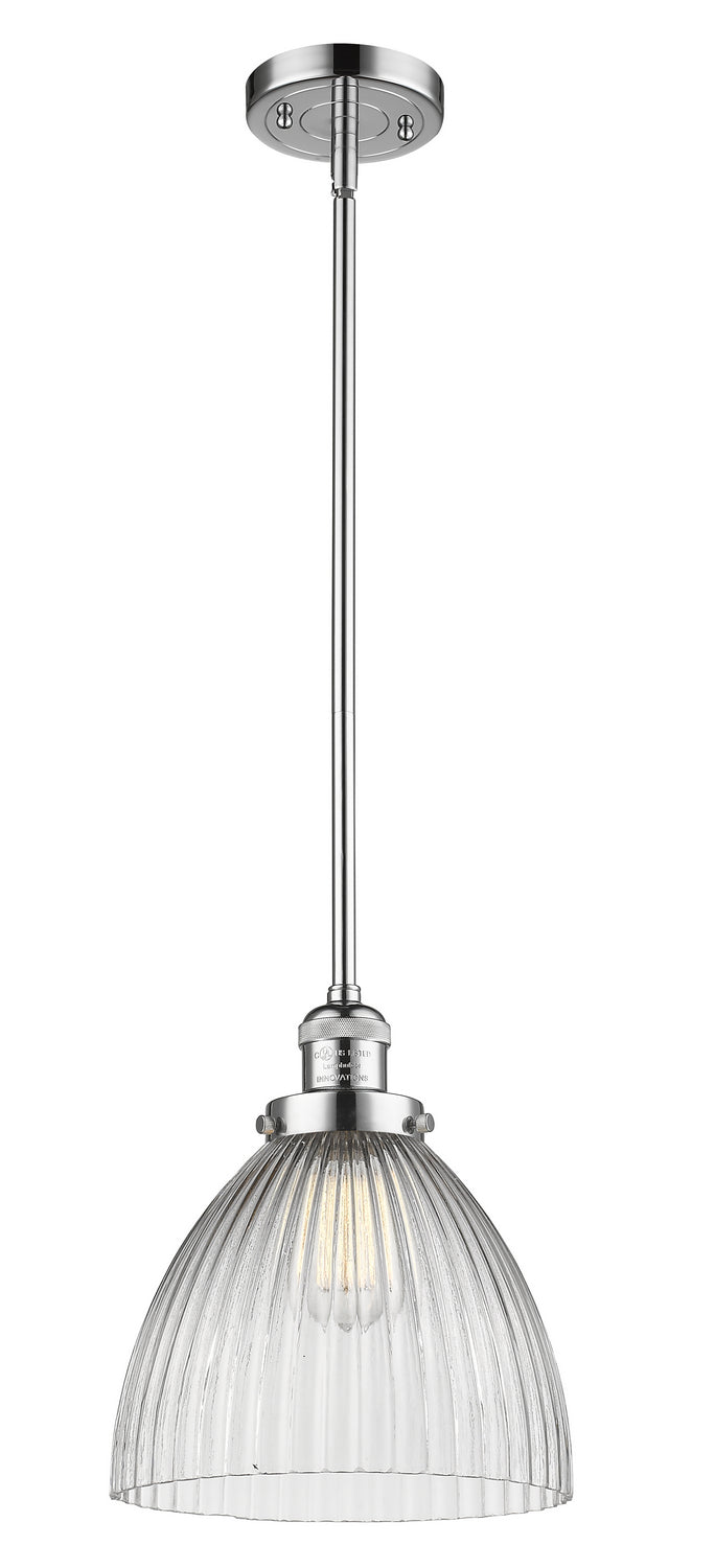 Innovations - 201S-PC-G222 - One Light Mini Pendant - Franklin Restoration - Polished Chrome