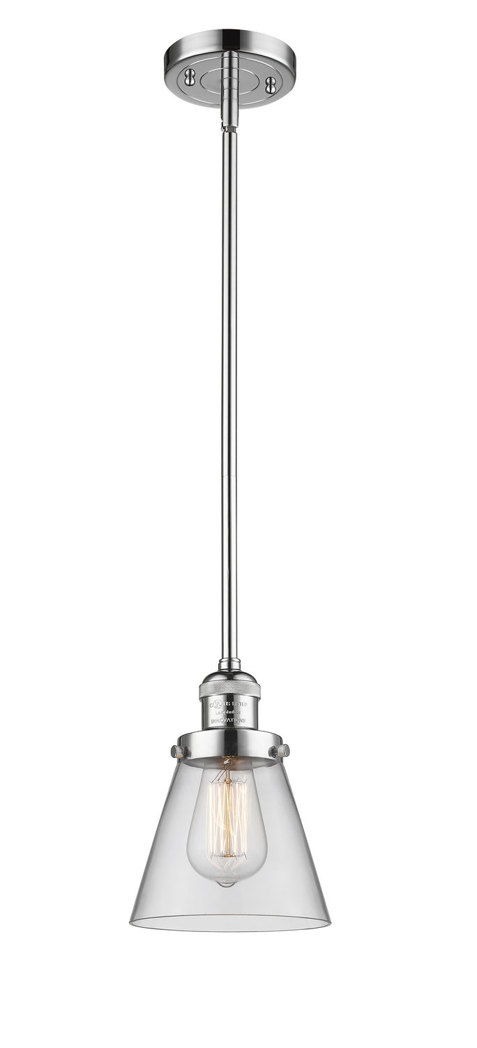 Innovations - 201S-PC-G62 - One Light Mini Pendant - Franklin Restoration - Polished Chrome