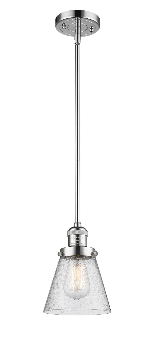 Innovations - 201S-PC-G64 - One Light Mini Pendant - Franklin Restoration - Polished Chrome